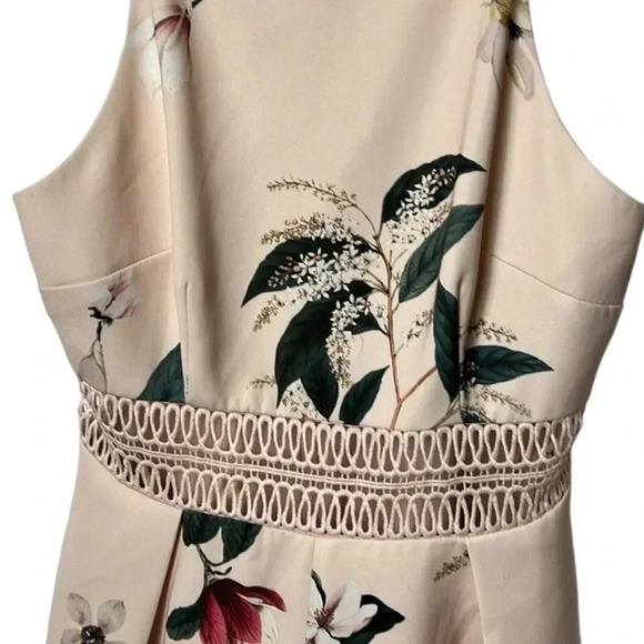 REVOLVE KEEPSAKE THE LABEL romper sz SM . Pink floral,cut out,waist crochet?,zip - Picture 6 of 16